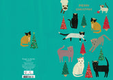 Roger La Borde Christmas Card - Chou Chou Chat